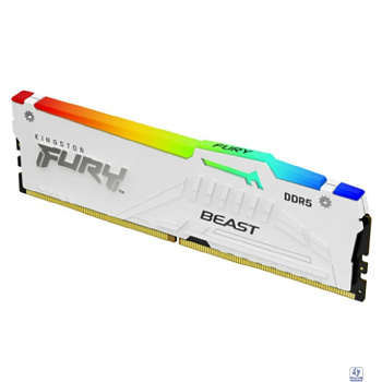Kingston DDR5 DIMM 32GB 5600MT/s CL40 FURY Beast White RGB XMP KF556C40BWA-32