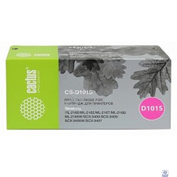 CACTUS  ML-D101S Тонер Картридж CS-D101SS черный для SAMSUNG ML-2160/2165/2167/2168/SCX-3400/3405 (1500стр.)
