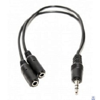 5bites AA-3MF2-02BK Кабель-5bites Адаптер  3.5 Jack/M - 2*3.5 Jack/F