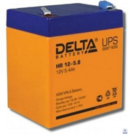 Delta HR 12-5.8 (5.8 А\ч, 12В) свинцово- кислотный аккумулятор  