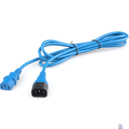 Кабель питания Filum ПВС-АП 3x1.0 С13 - C14, 220/250В, 10А, синий, 1.8м [FL-PC-C13/C14-C1-1.8-BL] (1060817)