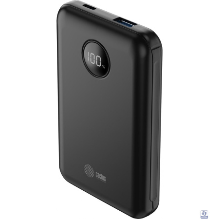 Мобильный аккумулятор Cactus CS-PBFSOA-10000 10000mAh 22.5W 4.5A USB-A/USB-C черный