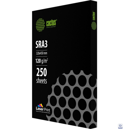 Бумага Cactus CS-LPSRA3120250 SRA3/120г/м2/белый/250л. CIE170% для лазерной печати