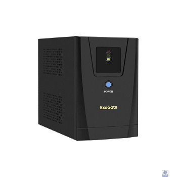 Exegate EX292793RUS ИБП ExeGate SpecialPro UNB-1200.LED.AVR.2SH.3C13 <1200VA/750W, LED, AVR, 2*Schuko+3*C13, съемн.кабель, металлический корпус, Black>