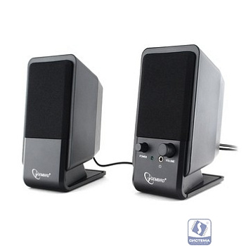 Gembird SPK-510, черный, 6 Вт, рег. громкости, разъём для наушников,USB-питание
