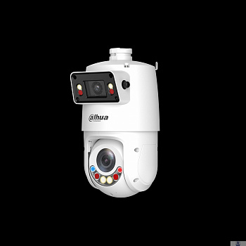 DAHUA DH-SDT4E225-4F-GB-A-PV1-0280-S2 Уличная купольная PTZ IP-видеокамера 1/2.8" 4Мп CMOS ИК 30м, Led 30м (панорамный модуль) 1/2.8" 2Мп CMOS ИК 100м, Led 50м, WDR 120дБ (PTZ-модуль) Видеоаналитика: 
