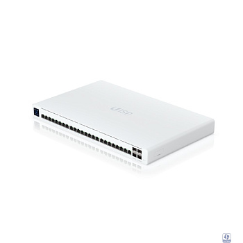 UBIQUITI UISP-S-Pro PoE-коммутатор, 24х 1G RJ45, 4х 10G SFP+, раздача 220 Вт 