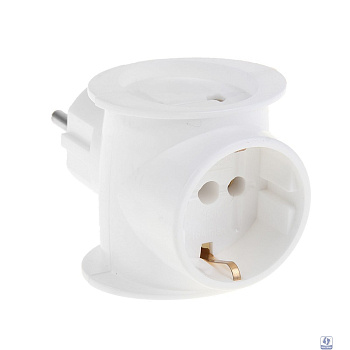 Perfeo сетевой разветвитель "RU POWER", PF_C3361 (3 гнезда, 16А, 1гн/з, 2гн/бз белый (3T1))