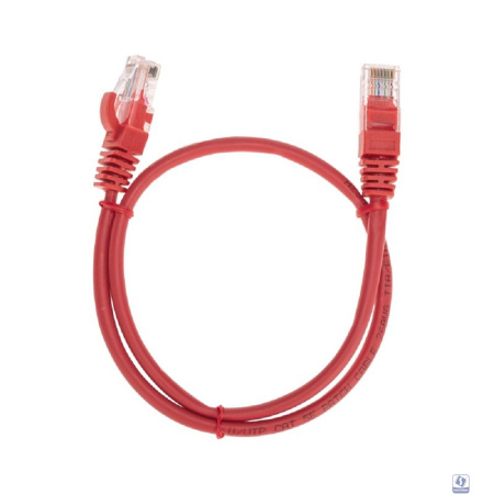 Rexant (02-0103-05) Патч-корд U/UTP, CAT 5e, RJ45-RJ45, 26AWG, LSZH, красный, 0,5м