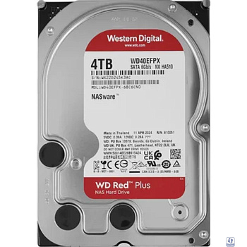 4TB WD Red Plus WD40EFPX 3.5" 5400 RPM 256MB SATA-III NAS Edition (замена WD40EFZX)