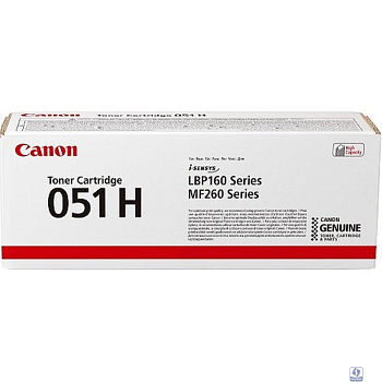Canon Cartridge 051H 2169C002 Тонер-картридж для Canon LBP162dw, 4100 стр. чёрный