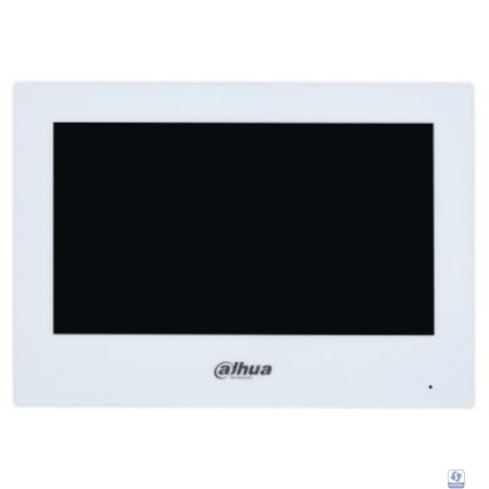 DAHUA DHI-VTH2621GW-WP Видеодомофон IP 7 дюймовый с WiFi 2.4ГГц, белый, ёмкостной сенсорный экран, питание DC 12В/PoE