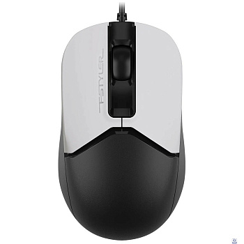 Мышь A4Tech Fstyler FM12 Panda белый/черный оптическая (1200dpi) USB (3but)
