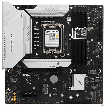 MS-Terminator B760M D4 V2 (Socket 1700, mATX, 4*DDR4(128Gb), DP/HDMI, 4*SATA3, 3*M.2, 1xPCI-E x16 /1xPCI-E x4, 2*USB 2.0, 2*USB 3.2 GEN1, LAN 1*2.5G, RTL)