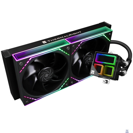 Thermalright Система водяного охлаждения Frozen Infinity 240 Black / 2x120mm ARGB PWM Fans / TRFI240B
