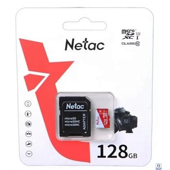 Micro SecureDigital 128GB Netac (NT02P500ECO-128G-R) NT02P500ECO-128G-R
