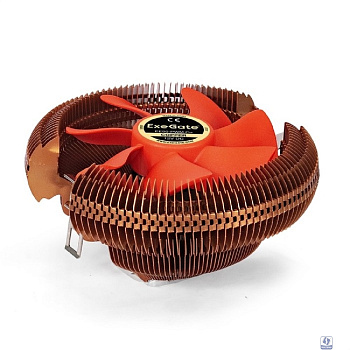 Exegate EX286152RUS Кулер ExeGate Кулер EE90-PWM.Cu (Al+Copper, LGA775/1150/1151/1155/1156/1200/AM2/AM2+/AM3/AM3+/AM4/FM1/FM2/754/939/940, TDP 80W, Fan 90mm, PWM, Hydro bearing, 4pin, 11-24db, 