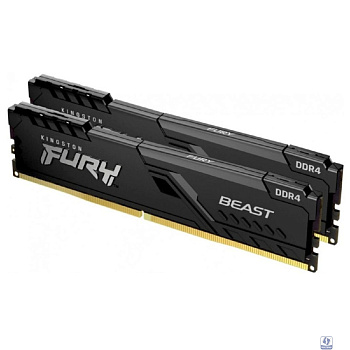 Kingston 32GB 3200MT/s DDR4 CL16 DIMM (Kit of 2) 1Gx8 FURY Beast Black KF432C16BB1K2/32WP (Select Regions ONLY)