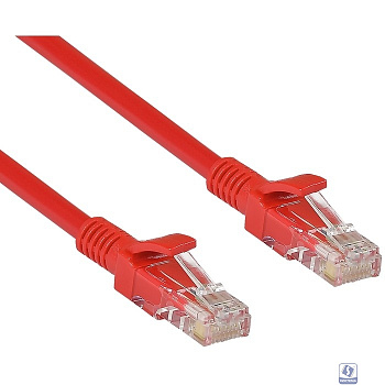 Exegate EX258679RUS Патч-корд UTP-RJ45-RJ45-5e-3M-RD, UTP, cat.5e, 3м, красный