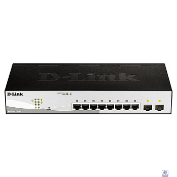 D-Link DGS-1210-10/F1A Управляемый L2 коммутатор с 8 портами 10/100/1000Base-T и 2 портами 1000Base-X SFP