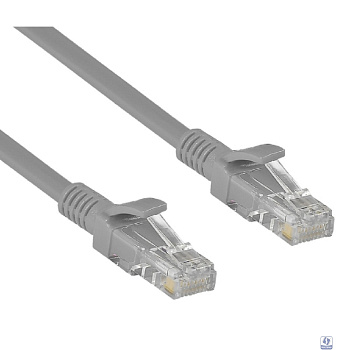 Exegate EX282010RUS Патч-корд медный UTP-RJ45-RJ45-5e-CU-1,5M-GY, UTP, cat.5e, 1.5м, серый