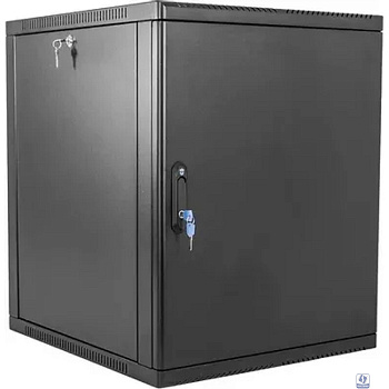 ЦМО Шкаф телекоммуникационный настенный сварной 9U (600 x 500) съёмные стенки, дверь металл, чёрный, ШРН-9.500.1-9005