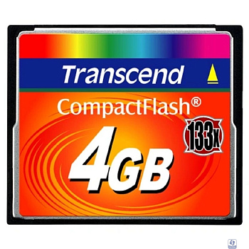 Compact Flash 4Gb Transcend  (TS4GCF133) 133-x