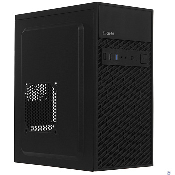 Корпус Digma DCC-MN303 черный без БП mATX 1x80mm 2x120mm 1xUSB2.0 1xUSB3.0 audio
