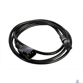 REM Шнур питания с заземлением IEC 60320 C13/IEC 60320 C14, 10А/250В (3x1,0), длина 3 м. (R-10-Cord-C13-C14-3)