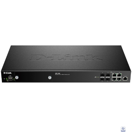 D-Link DWC-2000/A2A PROJ Беспроводной контроллер с 4 комбо-портами 100/1000Base-T/SFP, 2 USB-портами и 1 слотом расширения