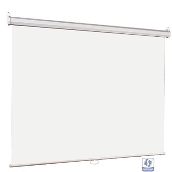 Lumien Eco Picture [LEP-100109] Настенный экран  203х203см (рабочая область 195х195 см) Matte White восьмигранный корпус, возможность потолочн./настенного крепления, уровень в комплекте, 1:1 (треуголь