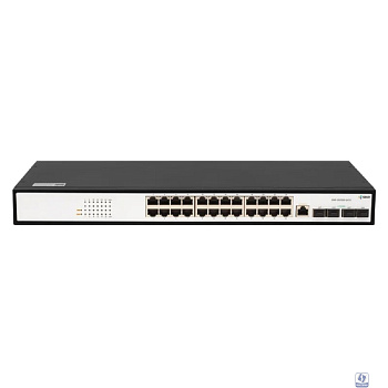SNR SNR-S5110G-24TX Управляемый коммутатор уровня 2+, 24 порта 10/100/1000Base-T, 4 порта 1/10G SFP+, встроенный БП ~220V AC