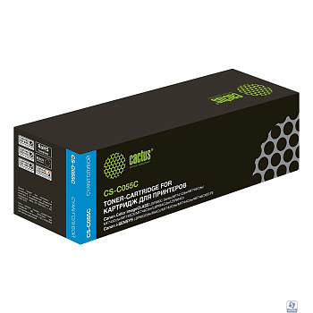 Картридж лазерный Cactus CS-C055C голубой (2100стр.) для Canon LBP663Cdw, LBP664Cx, MF746Cx, MF742Cd