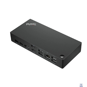 Lenovo [40AY0090CN] ThinkPad Universal USB-C Dock  2x DP 1.4, 1x HDMI 2.0, 3x USB 3.1, 2x USB 2.0, 1x USB-C, 1x RJ-45, 1x Combo Audio Jack 3.5mm pi.