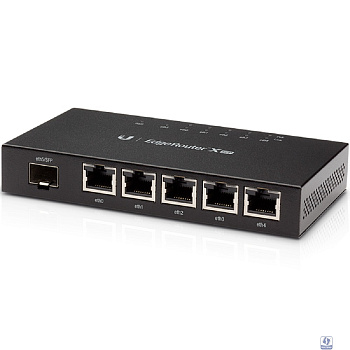 UBIQUITI ER-X-SFP Маршрутизатор 5x Ethernet, 1x SFP, раздача PoE