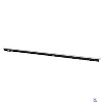 REM Верт. блок розеток Rem-32 с авт., и амп., 24 Schuko, 32А, алюм., 42-48U, колодка (R-32-24S-A-Am-1820-K)