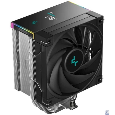 Cooler Deepcool AK500S Digital SE ARGB Soc-AM5/AM4/1200/1700/1851 черный 4-pin 28dB Al+Cu LCD 240W 864gr Ret (R-AK500S-BKADMN-GJD)