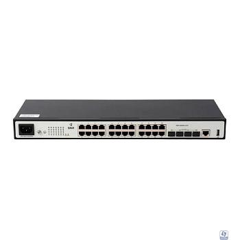 SNR-SNR S2989G-24TX-RPS Управляемый коммутатор уровня 2+, 24 порта 10/100/1000Base-T, 4 порта 1/10G SFP+, VSF HA, встроенный БП ~220V AC, RPS 12V DC