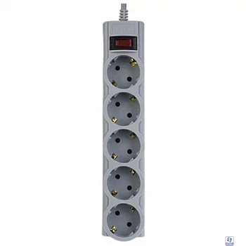 Perfeo Сетевой фильтр "POWERX", PF_A4715 (1,8м, 5 розеток, серый)