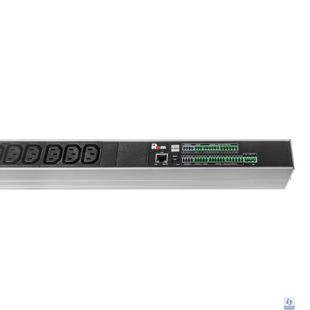 REM Верт блок розеток Rem-2MC,LINUX,мониторинг,измерение,3~16A,36C13,12C19,2100мм,вх IEC309,шнур 3м