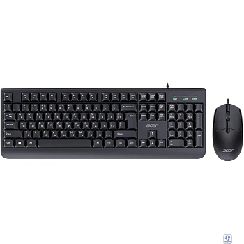 Acer OCC400 [ZL.ACCCC.015] Комплект (клавиатура + мышь) клав:черный мышь:черный USB