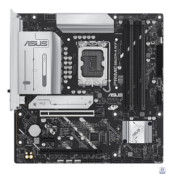 ASUS PRIME B860M-A WIFI (Socket 1851, mATX, 4xDDR5(256GB), DP/HDMI, 1xPCIe 5.0x16/1xPCIe 4.0x16/1xPCIe 4.0x1, 1xLAN(2.5GbE), Wi-Fi, BT, 4xSATA 6Gb/s, 2xM.2, 1xType-C, 3xUSB 3.2, 4xUSB 2.0)