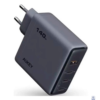 Aukey сетевое зарядное устройство Comet Mix 140W 3C+A  Gray (AWC-PA-C6G)