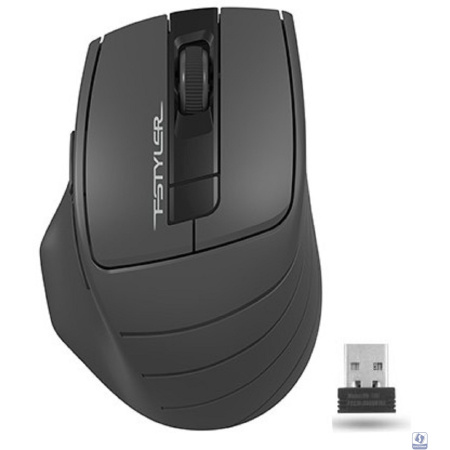 Мышь беспроводная A4Tech Fstyler FG30 , серый , оптическая, 2000dpi , USB, 6 кнопок 