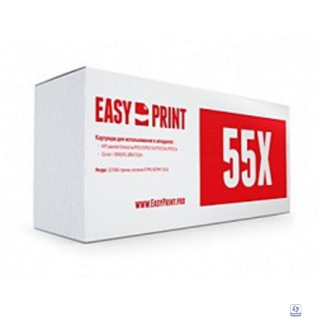 EasyPrint CE255X/724H Картридж (LH-55X) для HP  LJ Enterprise P3015/Canon LBP6750dn (12500 стр.) с чипом