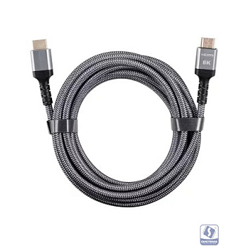 iOpen ACG859A-5.0 Кабель интерфейсный HDMI-HDMI 19M/M,ver. 2.1 8KX60Hz (Econom) оплетка 5m