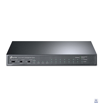 TP-Link TL-SL1311MP Неуправляемый PoE-коммутатор (8 портов PoE+ 10/100 Мбит/с, 2 гигабитных порта без РоЕ и 1 слот SFP)