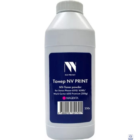 Тонер + девелопер NVP для Xerox Phaser 6510, 6280, WorkCenter 6515 Premium (250г) Magenta