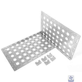 Elbox Комплект боковых монтажных панелей 19" (В400 x Г300) с уголками для крепления оборудования