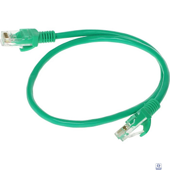 Exegate EX258383RUS Патч-корд UTP кат. 5e,  0.5м Exegate зеленый